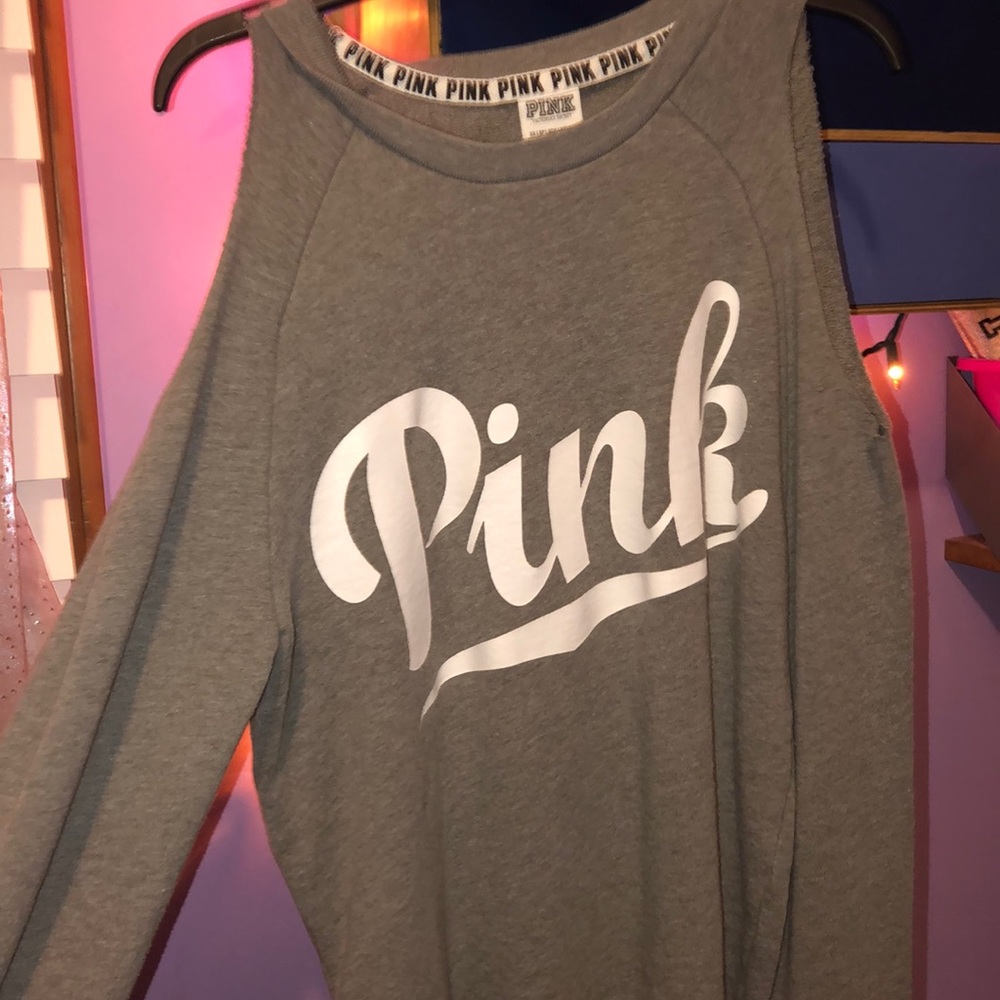 Victoria’s Secret pink sweatshirt